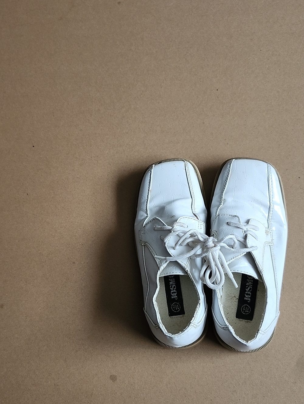 Josmo Kid's White Lace-Up Casual Shoes